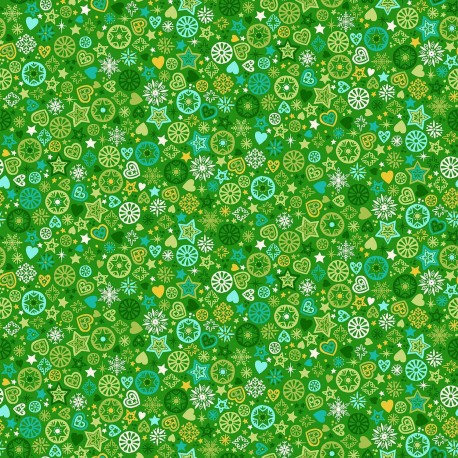 Bright Motifs Green