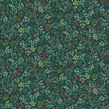 Enchanted Foliage Dark Green